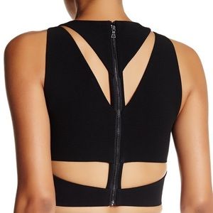 Alice and Olivia Cut Out Crop Top